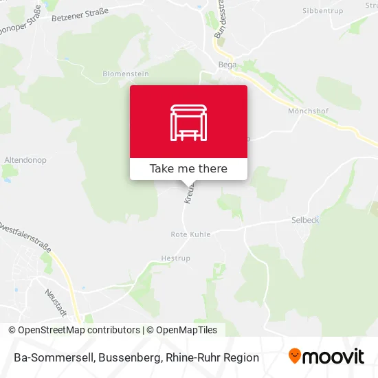 Карта Ba-Sommersell, Bussenberg