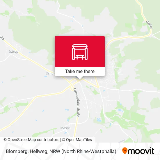 Карта Blomberg, Hellweg