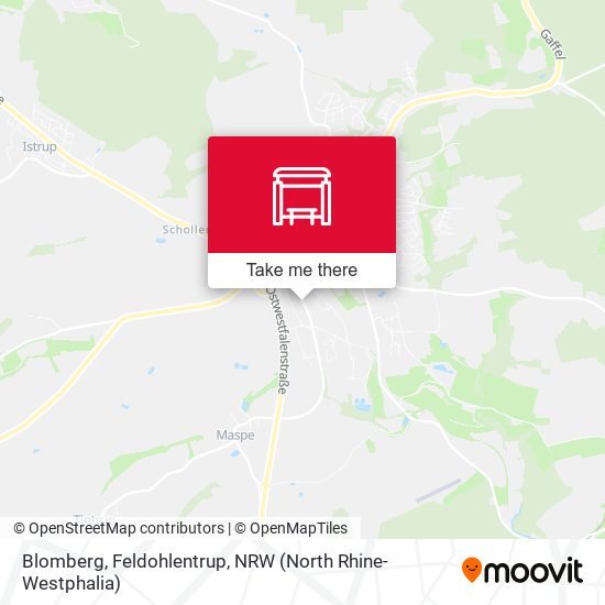 Карта Blomberg, Feldohlentrup