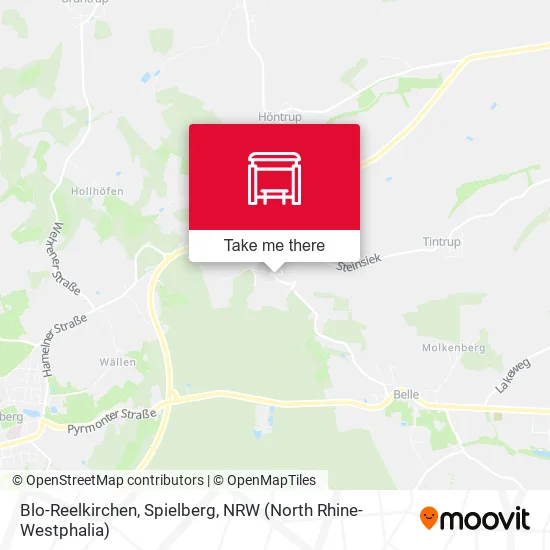 Карта Blo-Reelkirchen, Spielberg