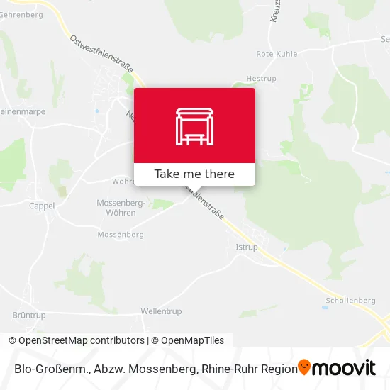 Карта Blo-Großenm., Abzw. Mossenberg
