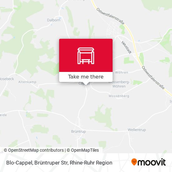 Blo-Cappel, Brüntruper Str map