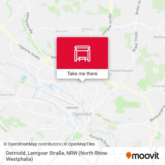 Detmold, Lemgoer Straße map