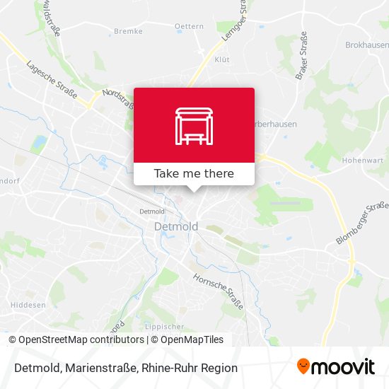 Detmold, Marienstraße map