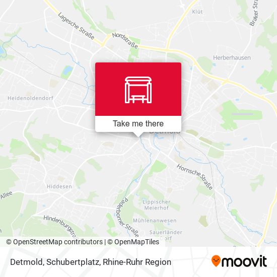Карта Detmold, Schubertplatz