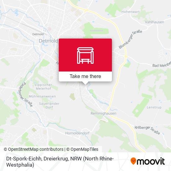 Dt-Spork-Eichh, Dreierkrug map