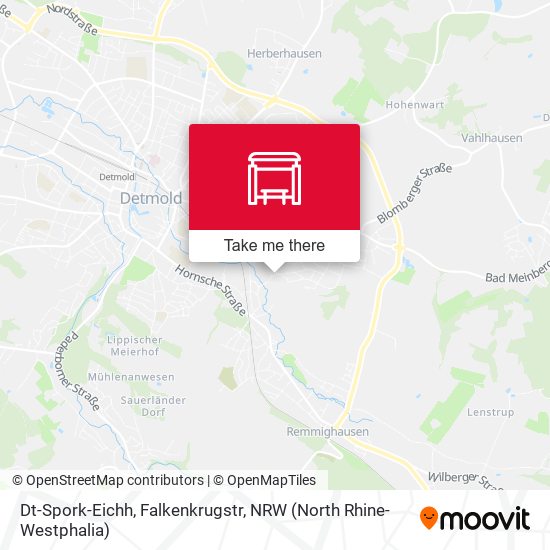 Dt-Spork-Eichh, Falkenkrugstr map