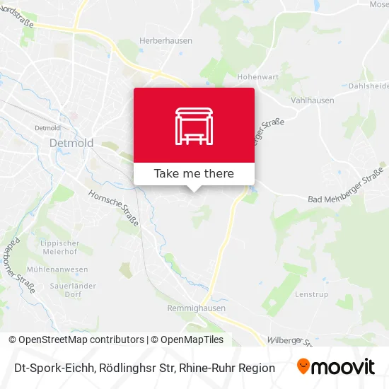 Dt-Spork-Eichh, Rödlinghsr Str map
