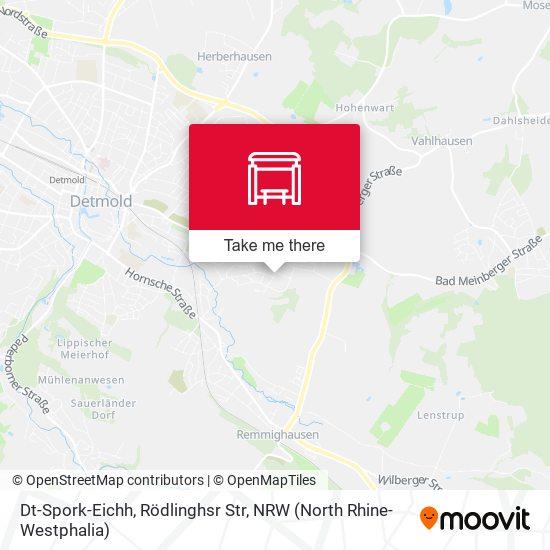 Dt-Spork-Eichh, Rödlinghsr Str map