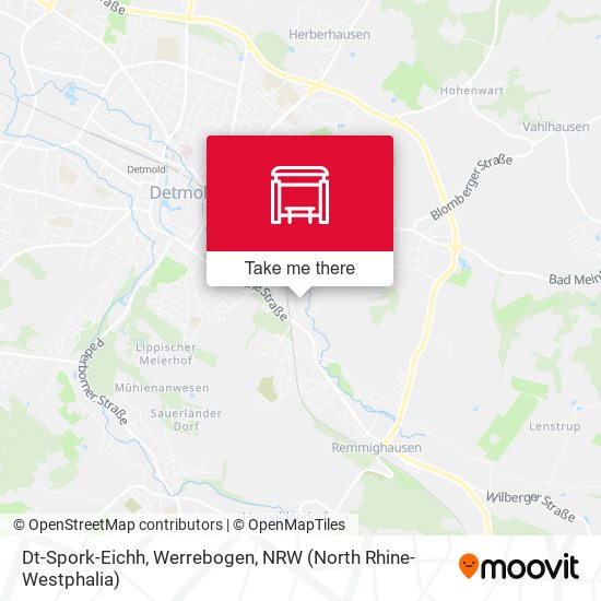 Dt-Spork-Eichh, Werrebogen map