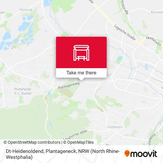 Dt-Heidenoldend, Plantageneck map