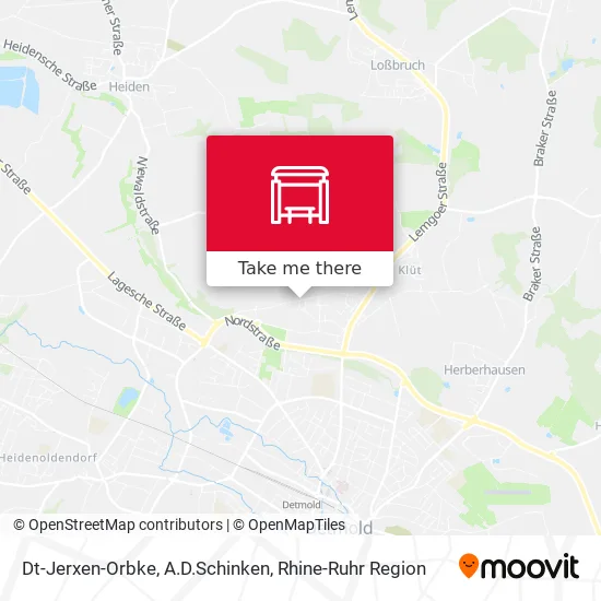 Карта Dt-Jerxen-Orbke, A.D.Schinken