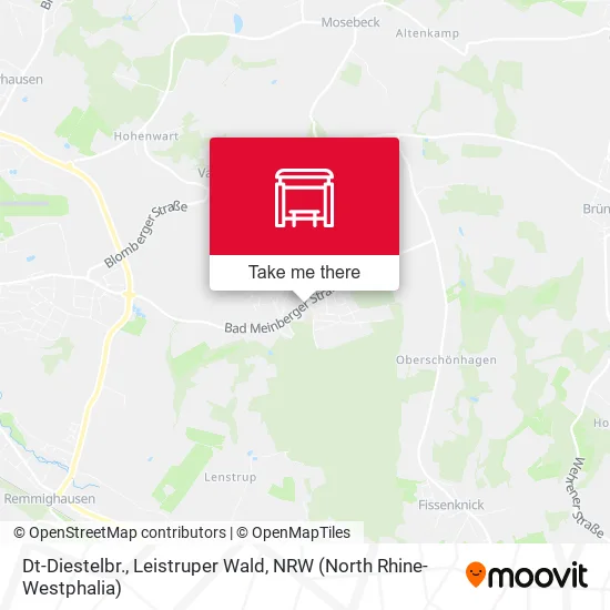 Карта Dt-Diestelbr., Leistruper Wald