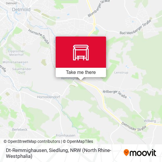 Dt-Remmighausen, Siedlung map