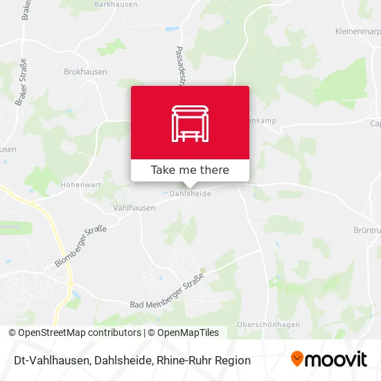 Карта Dt-Vahlhausen, Dahlsheide