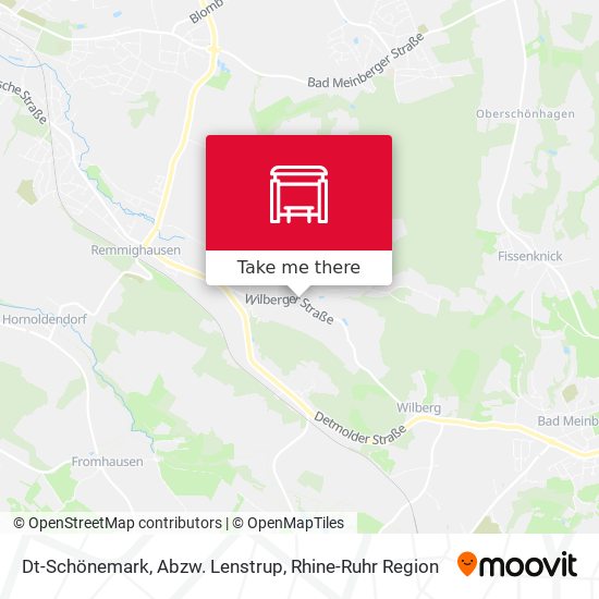 Dt-Schönemark, Abzw. Lenstrup map