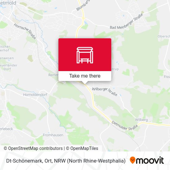 Dt-Schönemark, Ort map