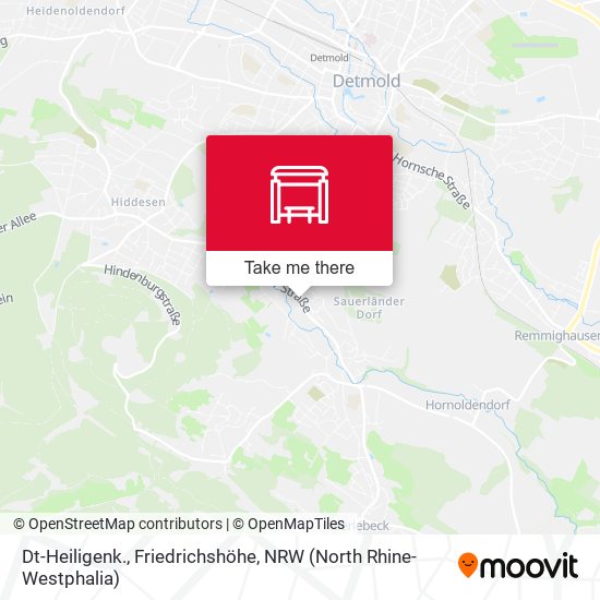 Dt-Heiligenk., Friedrichshöhe map