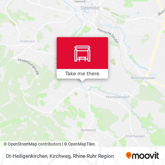 Dt-Heiligenkirchen, Kirchweg map