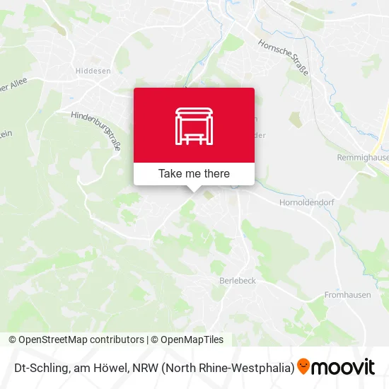 Карта Dt-Schling, am Höwel