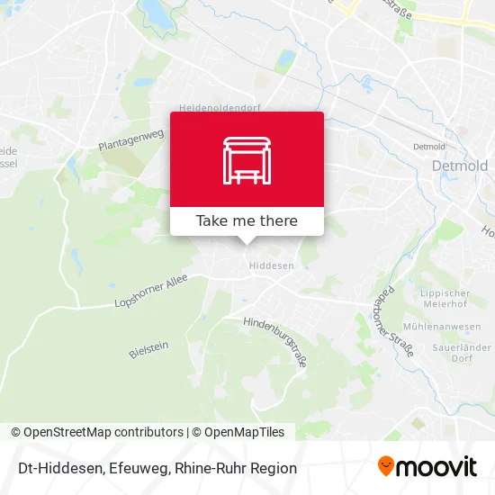 Карта Dt-Hiddesen, Efeuweg