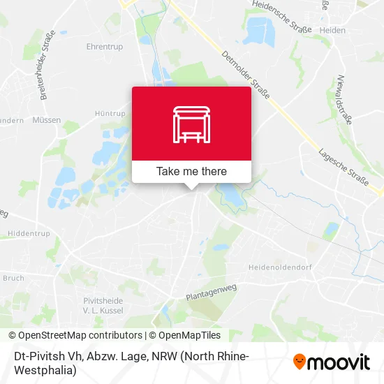 Карта Dt-Pivitsh Vh, Abzw. Lage