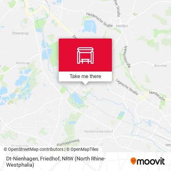 Карта Dt-Nienhagen, Friedhof