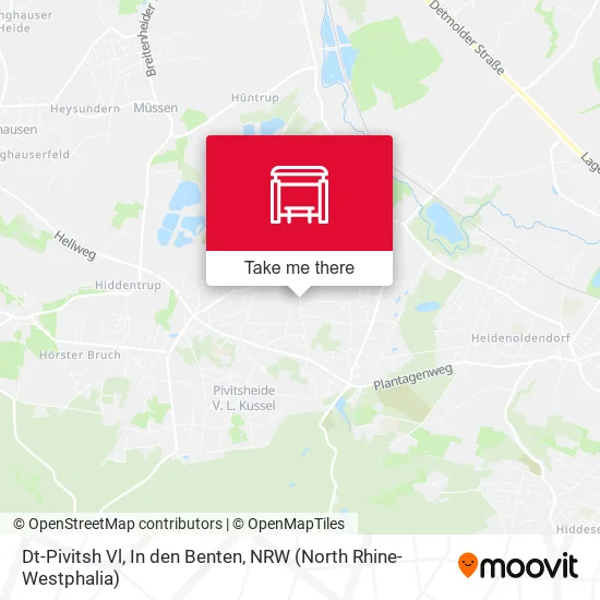 Карта Dt-Pivitsh Vl, In den Benten