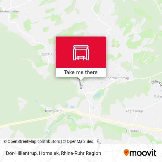 Карта Dör-Hillentrup, Hornsiek