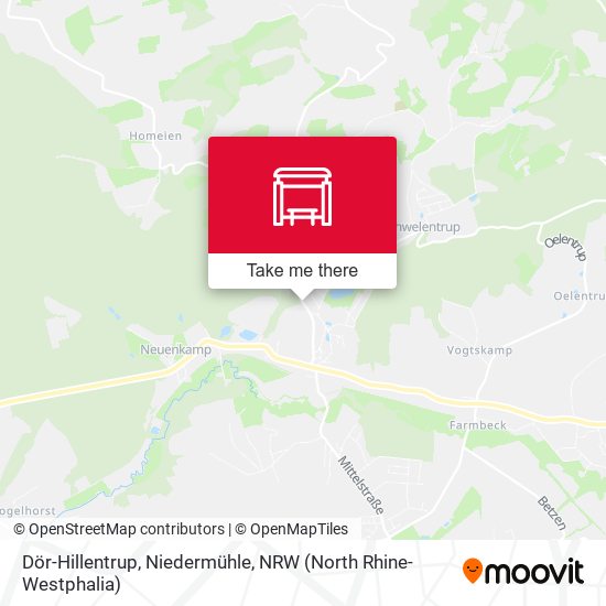 Карта Dör-Hillentrup, Niedermühle