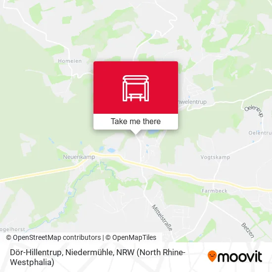Карта Dör-Hillentrup, Niedermühle