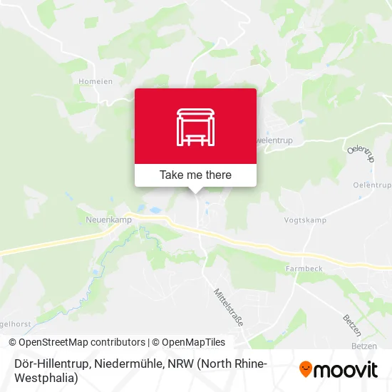 Карта Dör-Hillentrup, Niedermühle