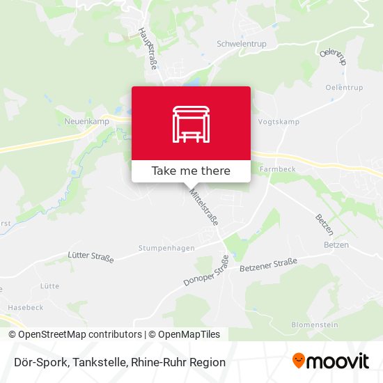 Dör-Spork, Tankstelle map