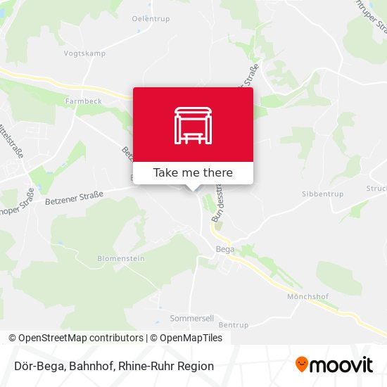 Dör-Bega, Bahnhof map