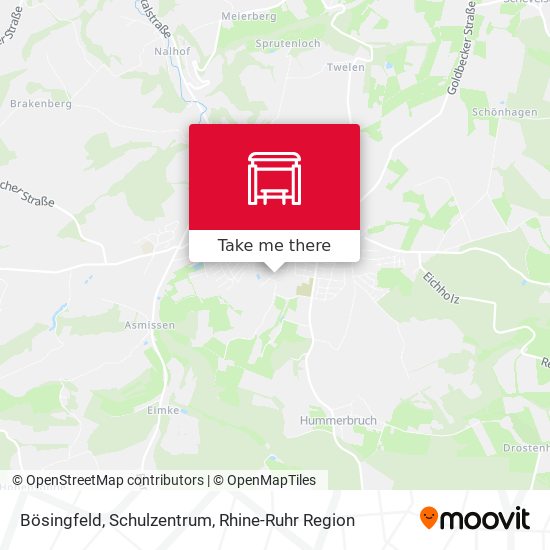 Bösingfeld, Schulzentrum map