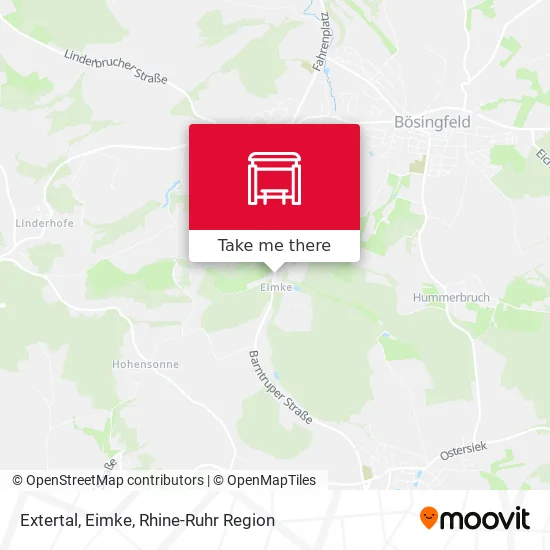 Карта Extertal, Eimke