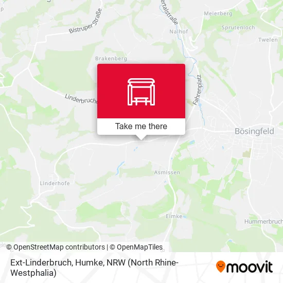 Карта Ext-Linderbruch, Humke