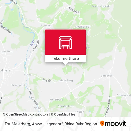 Карта Ext-Meierberg, Abzw. Hagendorf