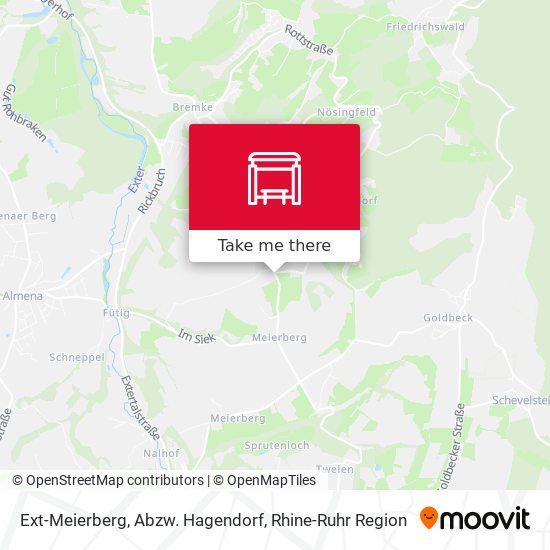 Ext-Meierberg, Abzw. Hagendorf map