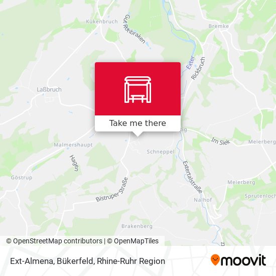 Карта Ext-Almena, Bükerfeld