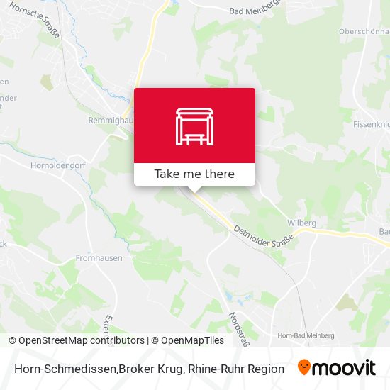 Horn-Schmedissen,Broker Krug map