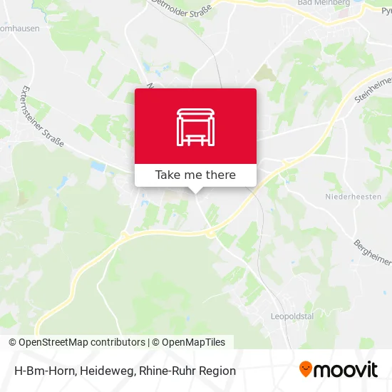 Карта H-Bm-Horn, Heideweg