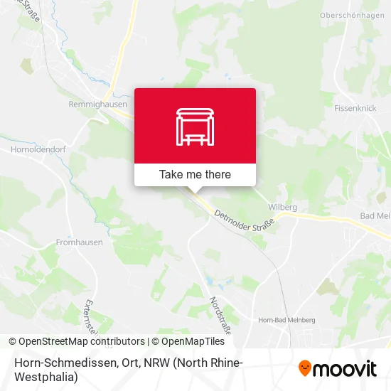 Карта Horn-Schmedissen, Ort