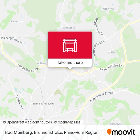 Bad Meinberg, Brunnenstraße map