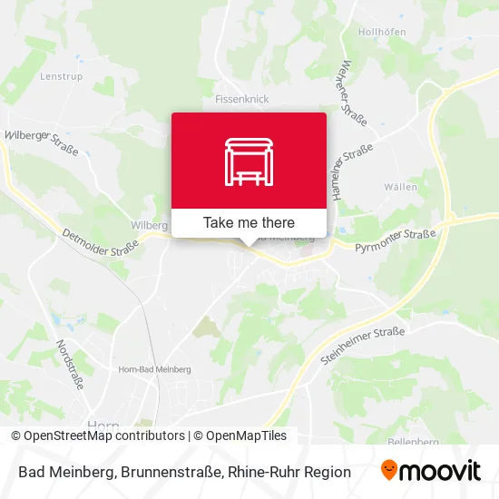 Карта Bad Meinberg, Brunnenstraße