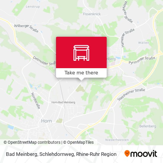 Bad Meinberg, Schlehdornweg map