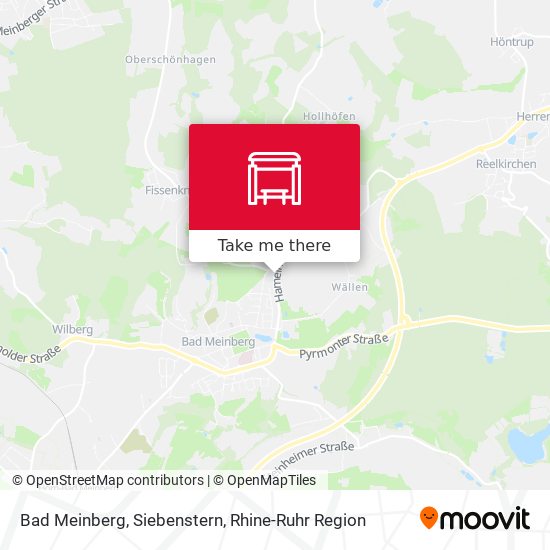 Bad Meinberg, Siebenstern map