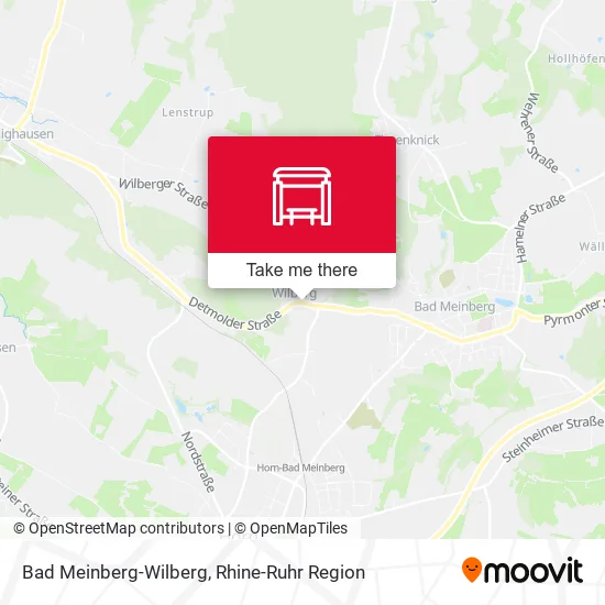 Карта Bad Meinberg-Wilberg