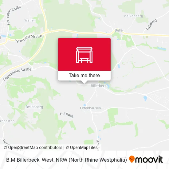 B.M-Billerbeck, West map