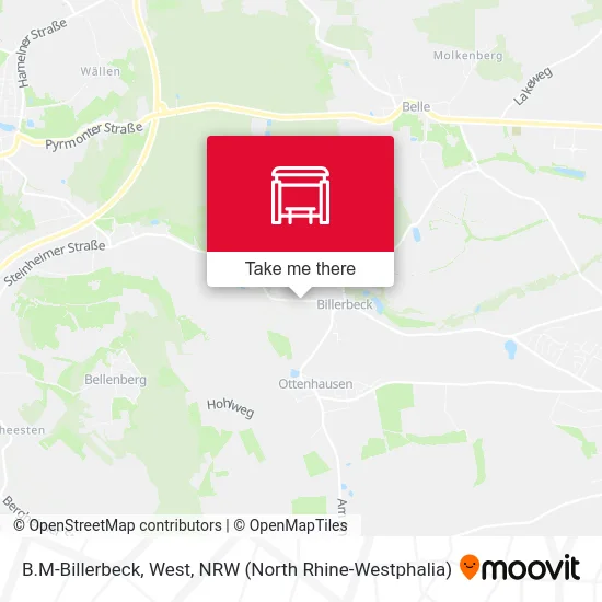 B.M-Billerbeck, West map